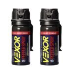Vexor Pepper Spray Full Axis with Belt Clip for Self Defense